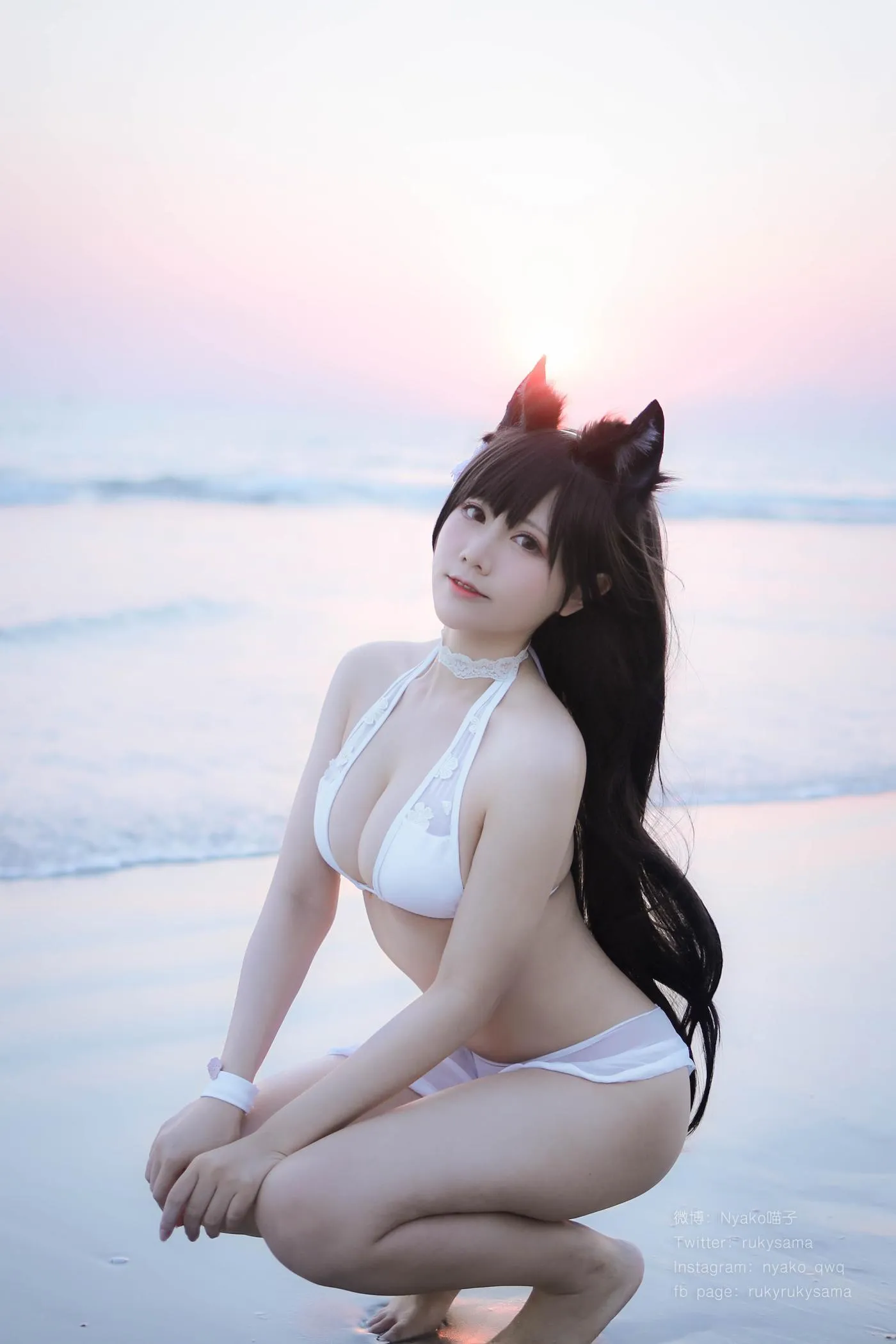 Nyako喵子 – NO.16 爱宕泳装 [25P]插图2